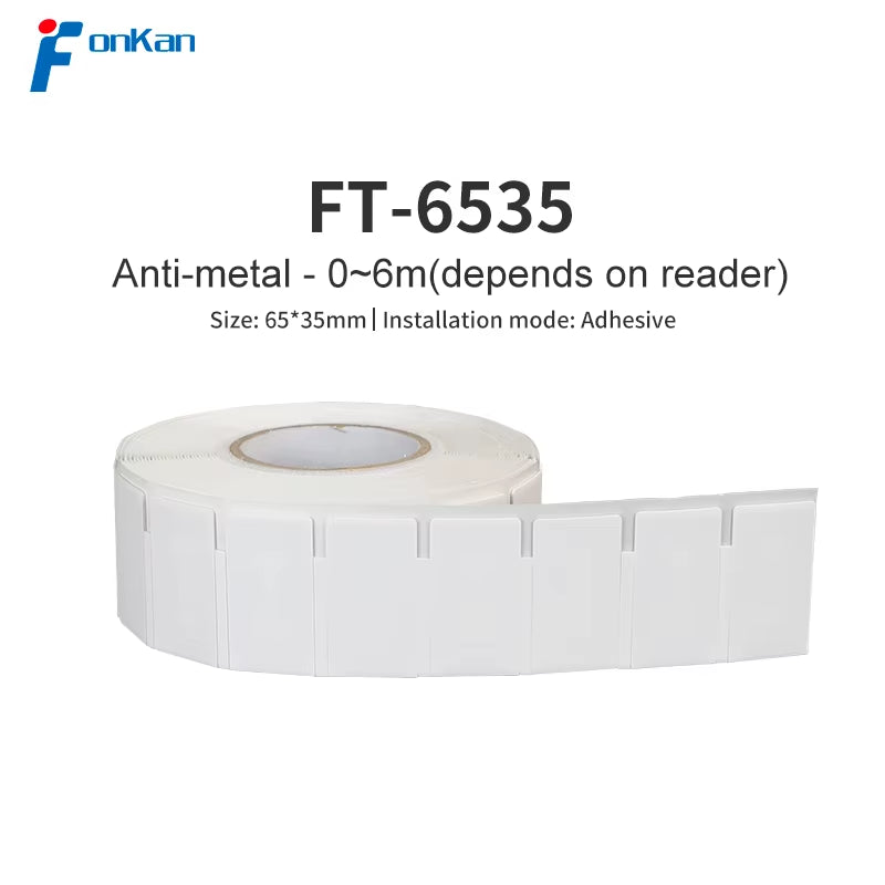 100Pcs  UHF Label 860Mhz 960Mhz Impinj Monza R6P Flexible Printable Anti-Metal RFID Tag