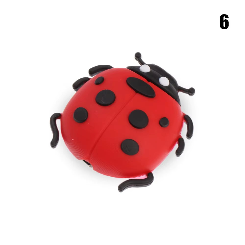 Cartoon Insect Shape Wire Cord Protector Silicone Case Data Line Cover Cute Animal Wired Earphone USB Charger Cable Protectors