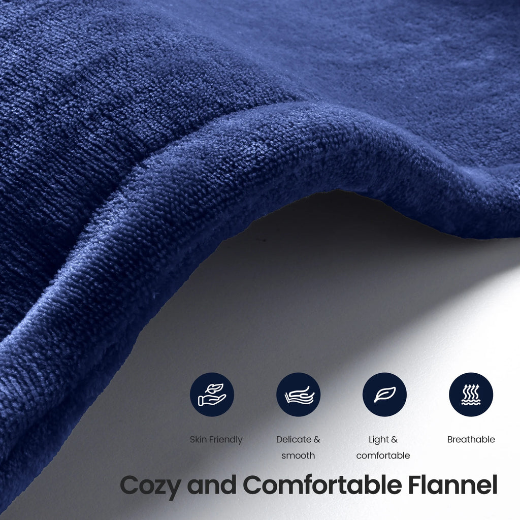 Extra Large Heating Pad for Shoulders Neck and Back, 9 Temperature Settings, FSA HSA Eligible, 19"X 24", Blue