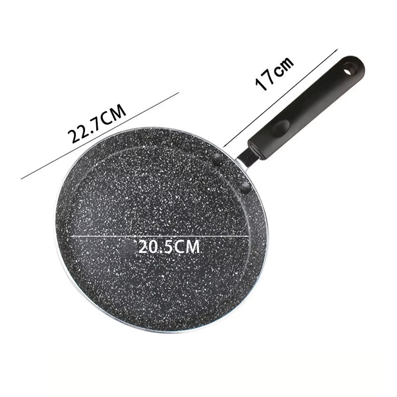 Non Stick Frying Pan 18/22/26CM Breakfast Pancake Egg Steak Frying Pot Pizza Panckae Pans with Handle Cooking Tool Cookware Set
