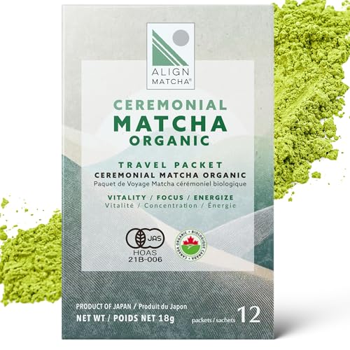 Align Matcha - Align Travel Packets Org, 12/box - Align Matcha