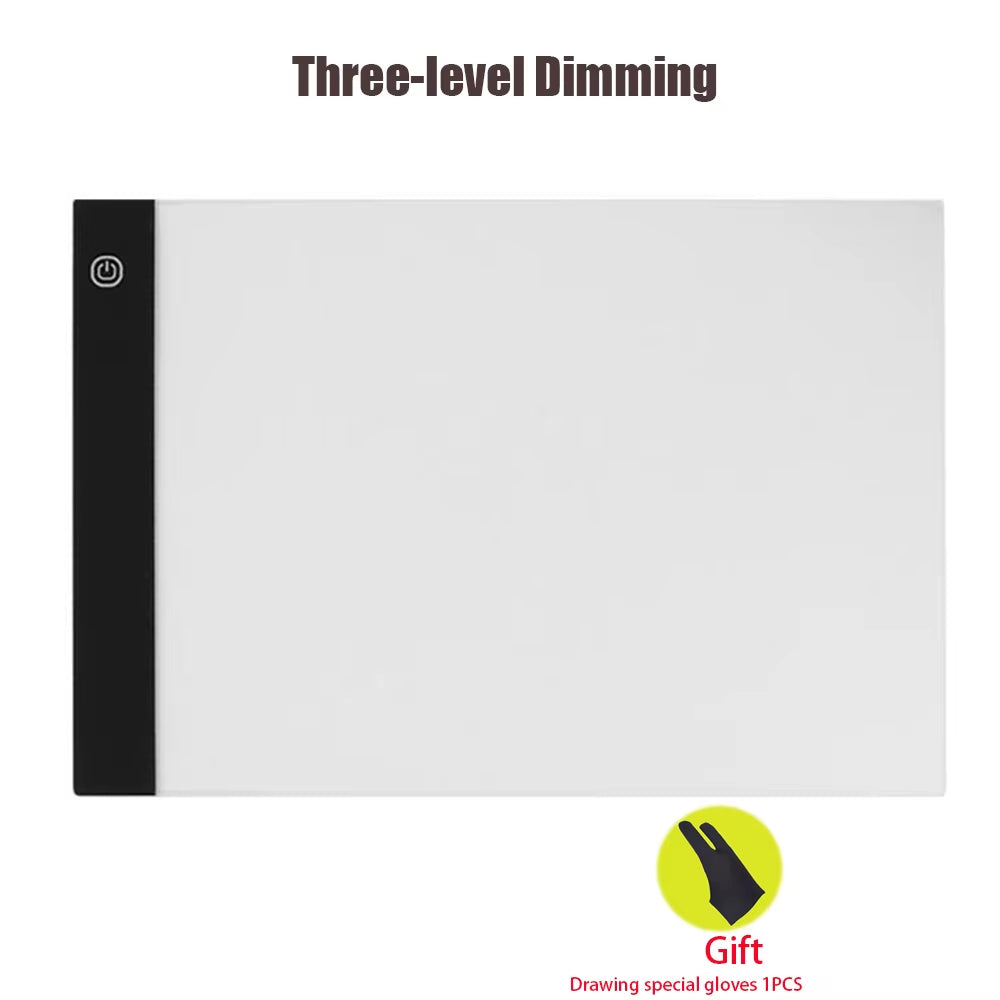 New A4 Digital USB Drawing Board LED Graphic Pad Light Box Tracing Copy Board Electronic Art Writing Painting Table Pad