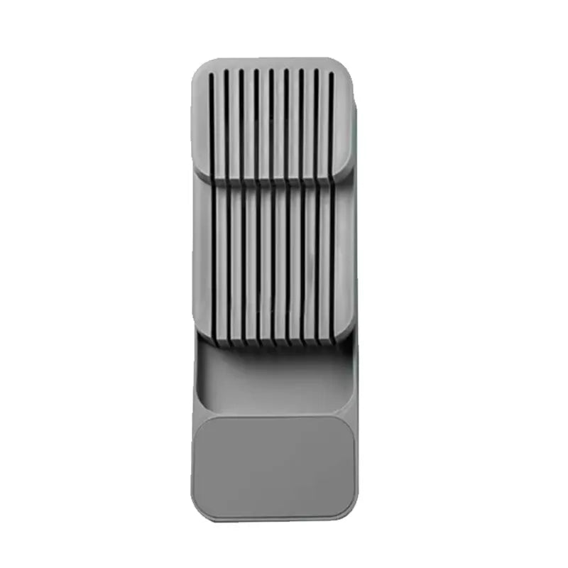 Kitchen Drawer Cutlery Storage Tray Knife Holder Spoon Forks Tableware Organizer Container for Spice Bottles Knives Block Rack