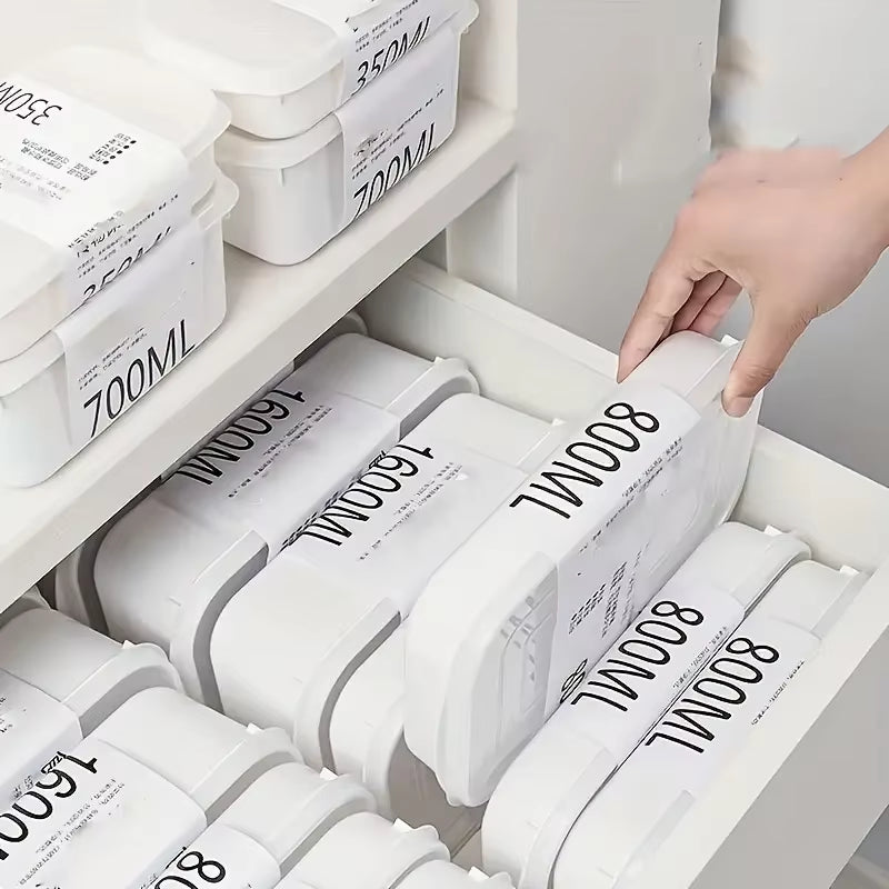 Kitchen Refrigerator Crisper with Scale Frozen Meat Packaging Food Grade Fruit and Vegetable Bento Storage Lunch Boxes Japanes ﻿