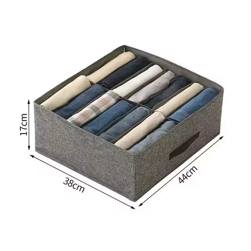 Closets Clothes Organizer Pants Jeans Storage Box Cabinet Organizer Drawers Underwear Socks T-Shirt Wardrobe Storage Organiser