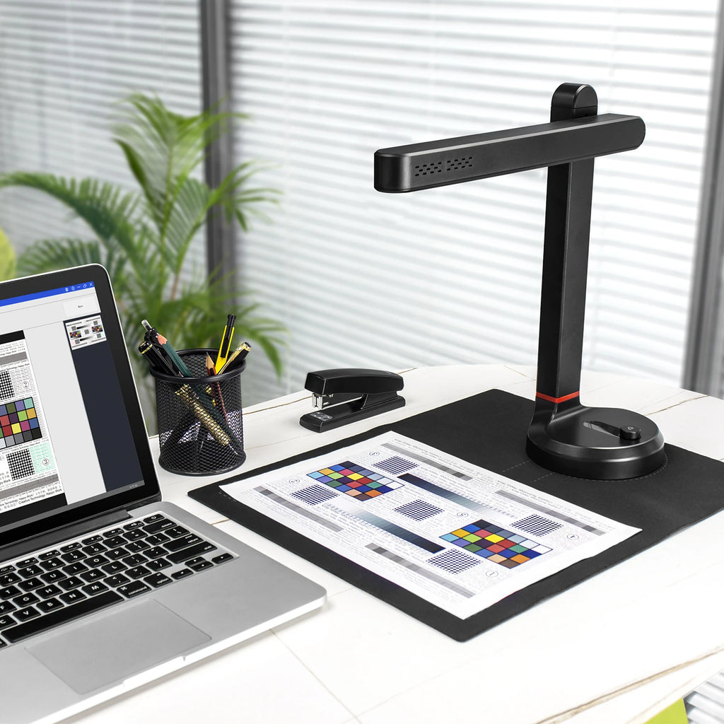 Book Scanner T101 Autofocus Document Scanner Max A4 A3 Size with Smart OCR Led Table Desk Lamp for Family Home Office