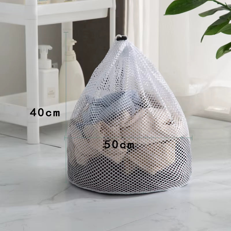 Large Washing Laundry Bag Mesh Organizer Net Dirty Bra Socks Underwear Shoe Storag Wash Machine Cover Clothes