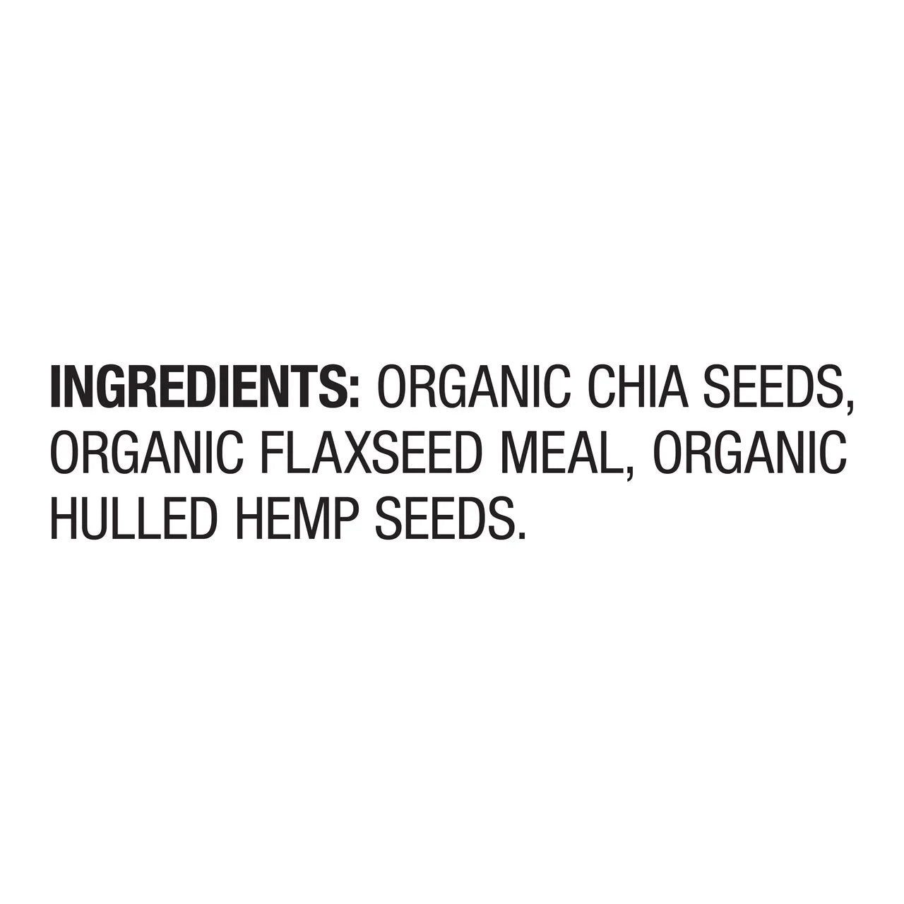 Organic Super Seeds, Chia Seeds, Flaxseed Meal, & Hemp Seeds, 16 Oz