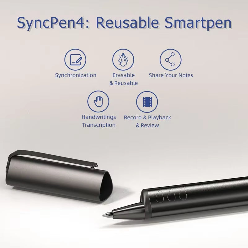 Syncpen4 Erasable Reusable Smartpen Set Smart Notebook Intelligent and Precise Writing System Supports Offline Storage