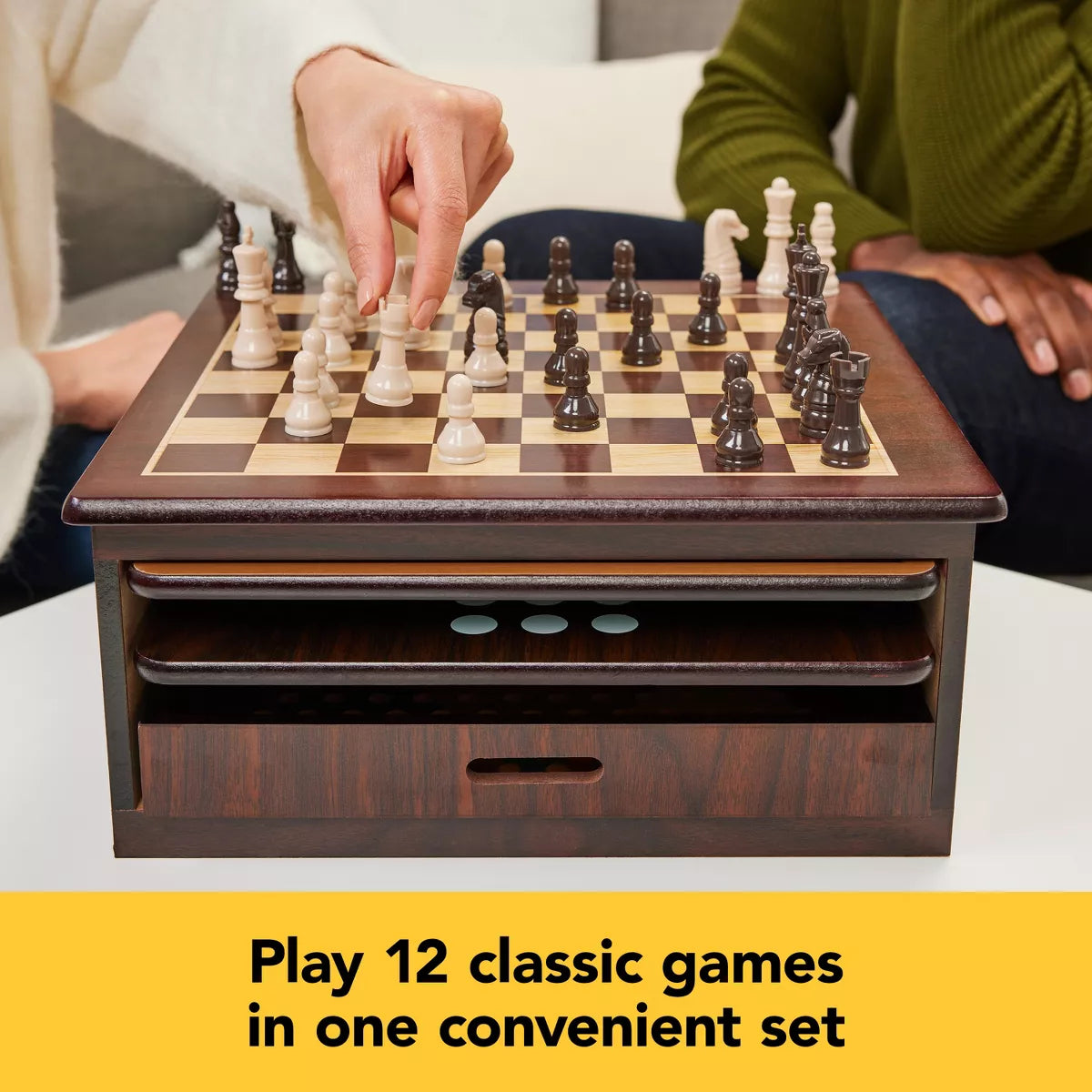 Game Gallery 12 in 1 Game House with 12 Classic Games