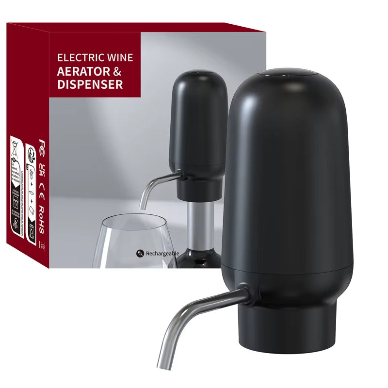 Electric Wine Aerator Dispenser Bar Accessories One-Touch Automatic Wine Decanter Pourer Wine Aeration for Party Aerador Vinho