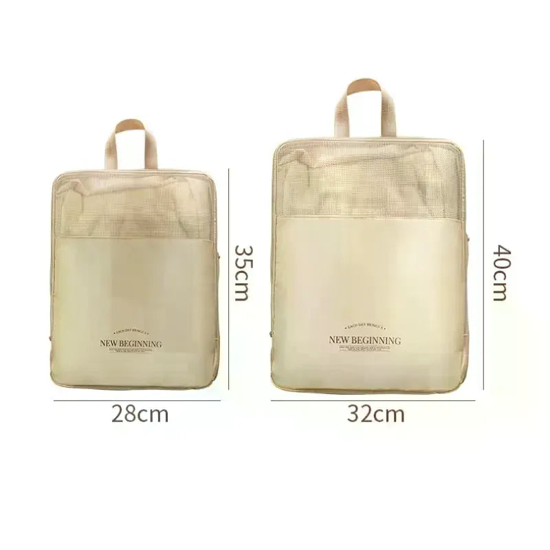 Travel Compression Packing Cube Travel Bag Luggage Organizer Travel Essentials Carry on Luggage Compression Storage Organizer