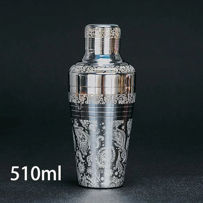 510Ml Bar Cocktail Shaker Bar Shaker Cobbler Shaker Cocktail Bar Tool