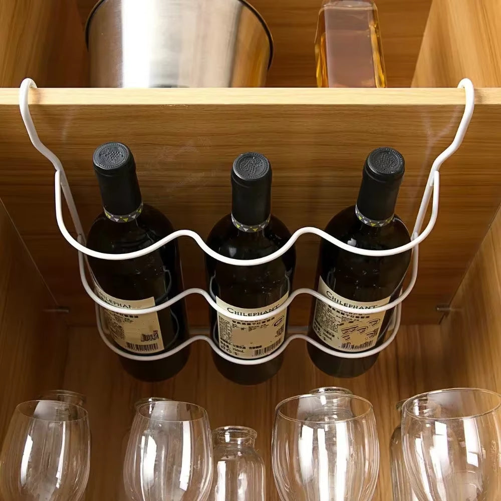 Kitchen Supplies Refrigerator Organizer Rack inside Shelf Beer Wine Bottle Holder Rack Kitchen Storage Shelves Accessories Tools