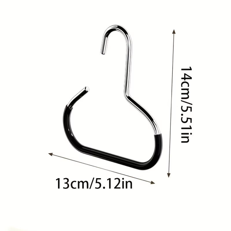 Versatile Manganese Steel round Hook Perfect for Hats Ties Scarves & Bags Strong Load-Bearing Non-Deformable Wall Hooks Heavy