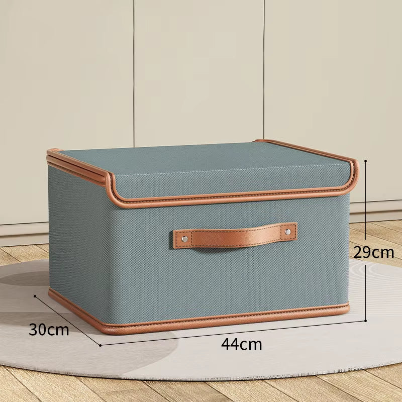 770G Dustproof Storage Box with Lid Large Capacity Foldable Clothes Storage Box Double Thickness Moisture-Proof Storage Box