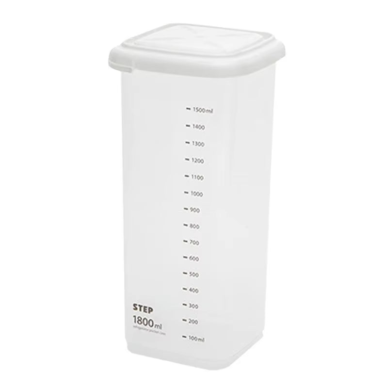 Plastic Sealed Cans Kitchen Storage Box Transparent Food Canister Keep Fresh New Clear Container in Different Capacity