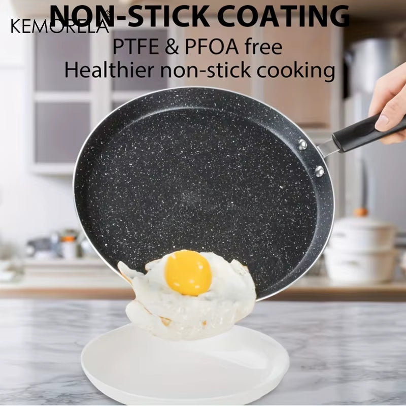 Non Stick Frying Pan 18/22/26CM Breakfast Pancake Egg Steak Frying Pot Pizza Panckae Pans with Handle Cooking Tool Cookware Set