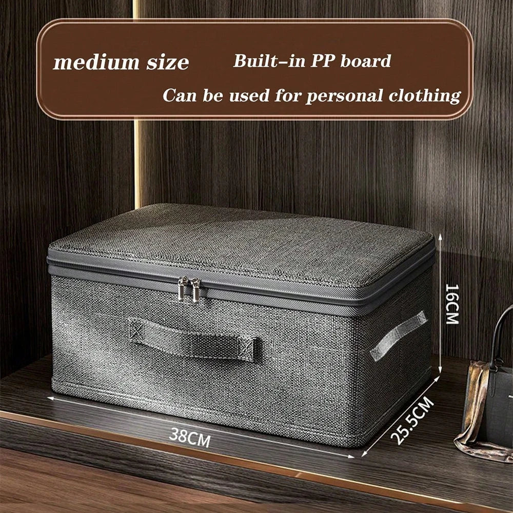 1PCS Folding Clothes Organizer , Large Capacity Quilt Organizer Multifunctional Bra Organizer Lingerie Oxford Cloth Divider