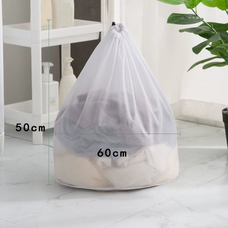 Large Washing Laundry Bag Mesh Organizer Net Dirty Bra Socks Underwear Shoe Storag Wash Machine Cover Clothes