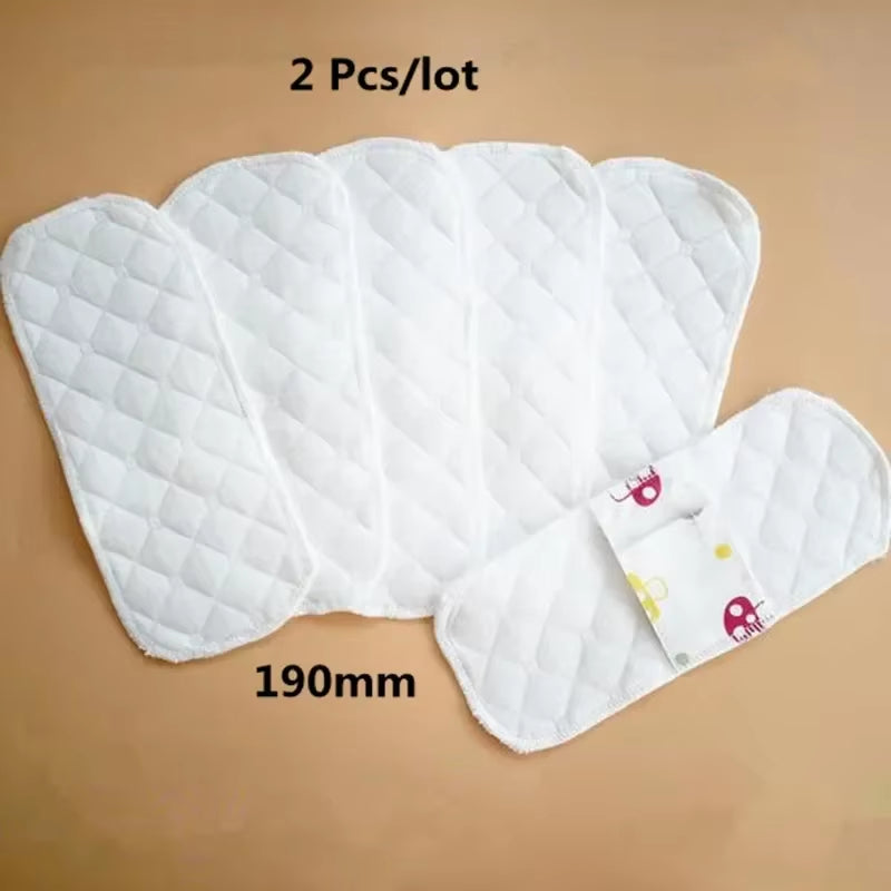 2Pcs/Lot 19Cm Washable Waterproof Panty Liner Thin Reusable Feminine Hygiene Pads Menstrual Cloth Sanitary Pad Napkin for Women