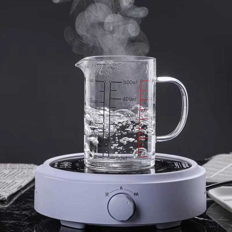 Glass Measuring Cup Household Food Grade High Borosilicate Glass Glass Convenient Durable Measuring Tools and Scales with Handle