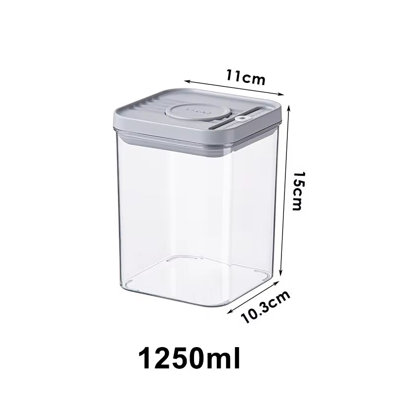 Airtight Pop Food Containers Bpa-Free Stackable Air Tight Pantry Storage Containers Ideal for Storage Cereal Snack Flour Sugar