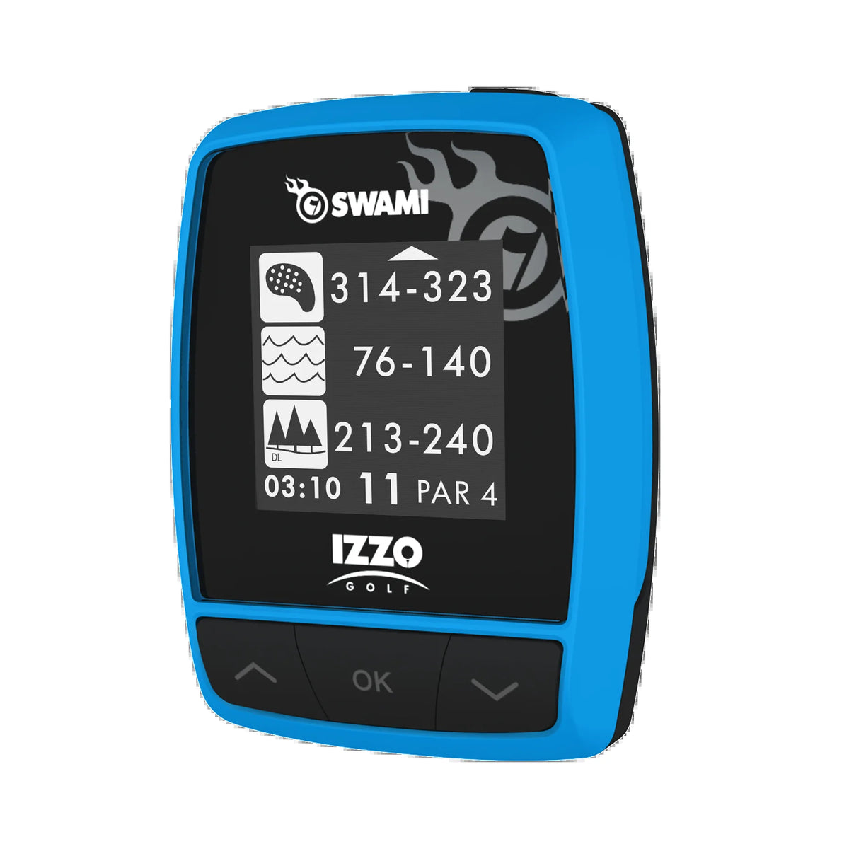 Swami KISS Golf GPS Rangefinder, with 38,000+ Preloaded Course Maps