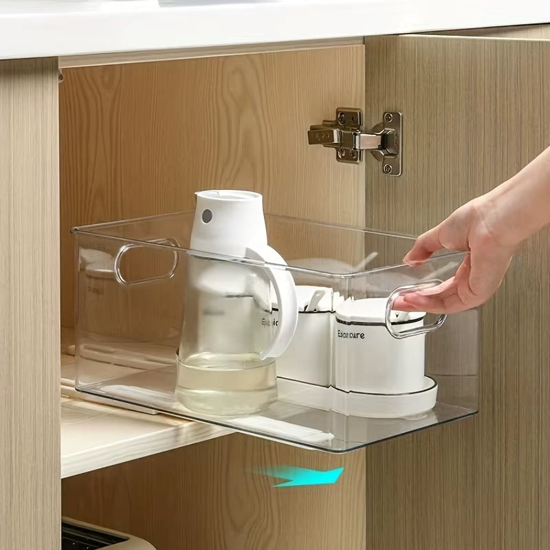 2Pcs Self Adhesive Slide Rails, Storage Box Rails, Upgrade Your Drawers with Telescopic Rail Accessories - DIY Drawer Rails