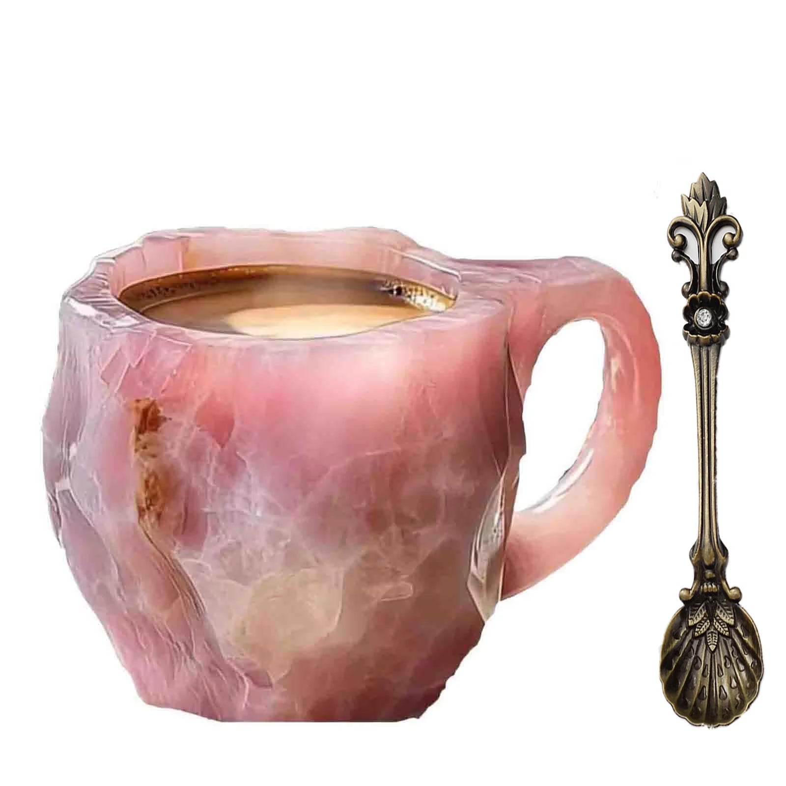 Mineral Crystal Coffee Mug 2025 New Multi-Colored Elegant Crystal Christmas Mugs Gift for Home and Office Kitchen Supplies
