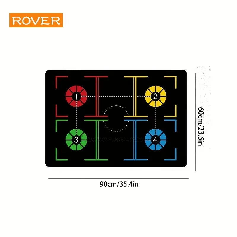 Basketball Train Mat Non Slip Soundproof Material Children Adolescents Indoor Ball Control Training Dribbling Drill Thickening