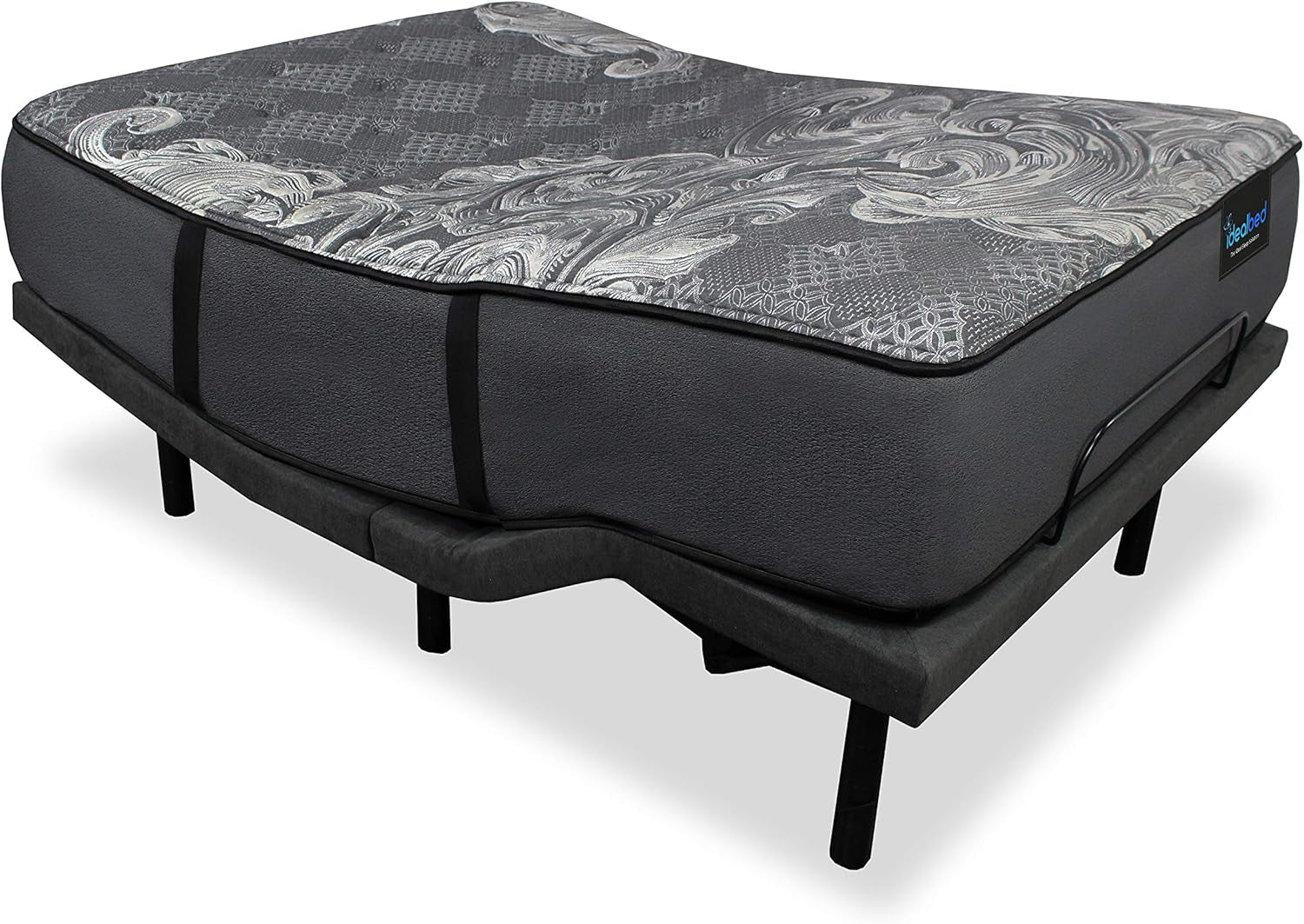 Iq5 Luxury Hybrid Mattress and Adjustable Bed Sleep System, Pressure Relief Sleep, Zero Gravity, Anti-Snore, Custom Comfort Positions (California King, Luxury Plush (Medium Soft) + 4I Custom)