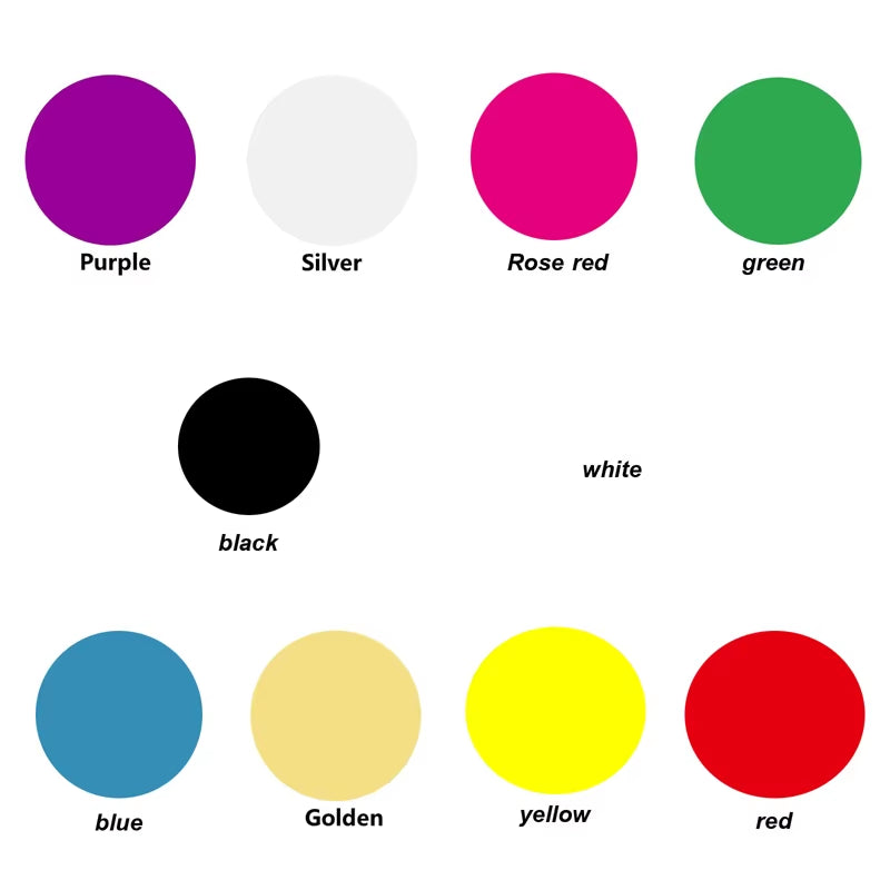 Round Stickers in 10 Assorted Colors Colored Sticker Dots Coding Circle Dot Labels Diameter 6Mm 8Mm 10Mm 13Mm 19Mm 25Mm