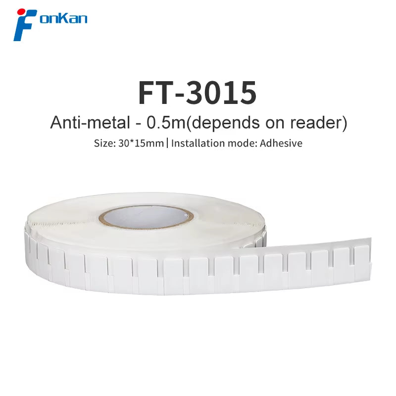 100Pcs  UHF Label 860Mhz 960Mhz Impinj Monza R6P Flexible Printable Anti-Metal RFID Tag