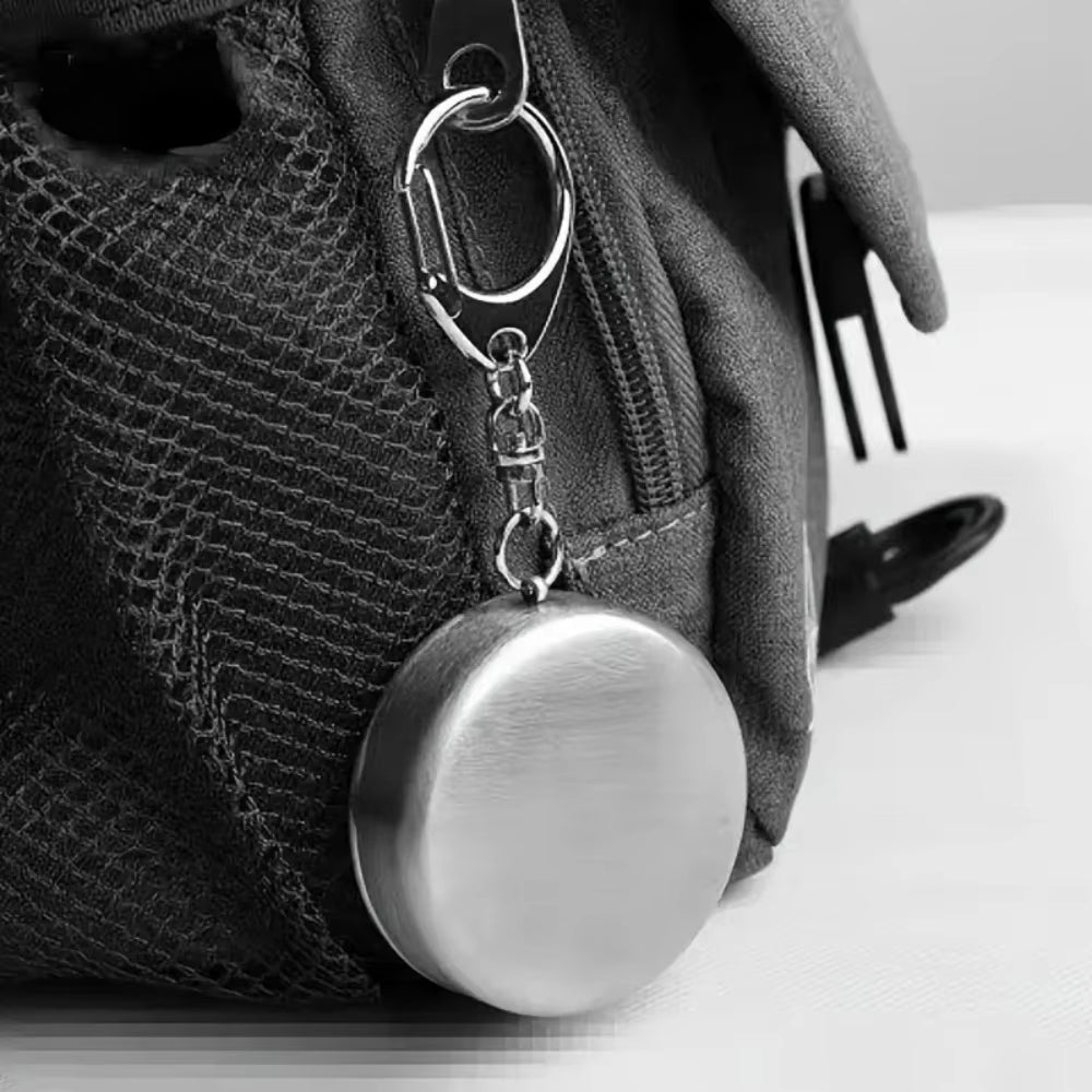 Portable Stainless Steel Folding Cup 70Ml / 150Ml / 250Ml for Outdoor Travel, Foldable and Stretchable for Hiking and Camping