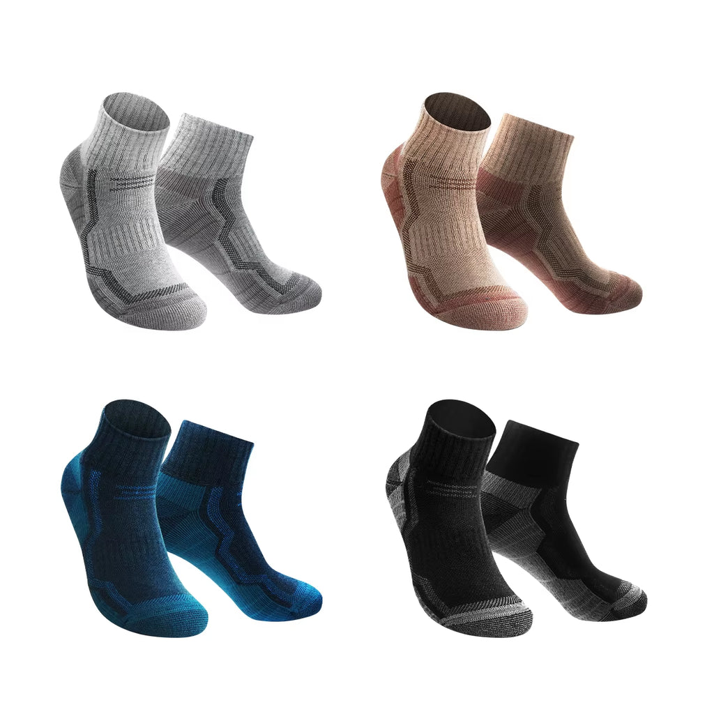 Merino Wool Socks for Men, Super Thick Hiking Socks Thermal Socks for Cold Weather Compression Running Sock for Man Women
