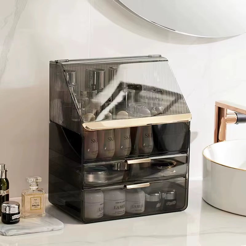 Desktop Makeup Container Drawer Large Box Cosmetic Large Capacity Storage Nail Jewelry Container Sundries Lipstick Organizer