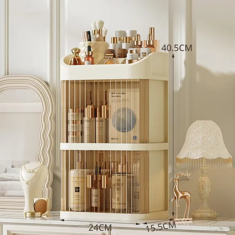 Drawer Type Organizer Desktop Storage Cosmetics Storage Box Large Capacity Dressing Table Skin Care Products Storage Rack