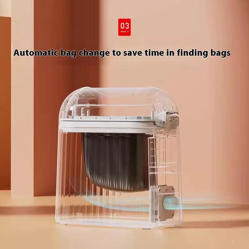 Japanese Smart Trash Bin Fully Automatic Packing Bag Replacement Sensor Electric Trash Bin Bathroom Home Supplies FYWB