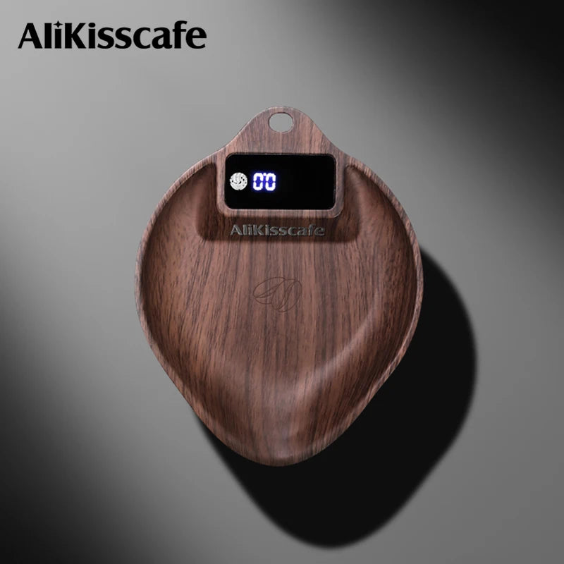 Coffee Scale Electronic Bean Measuring Scale ABS Espresso Weighing Display Tray Spray 0.1G Kitchen Barista Accessory