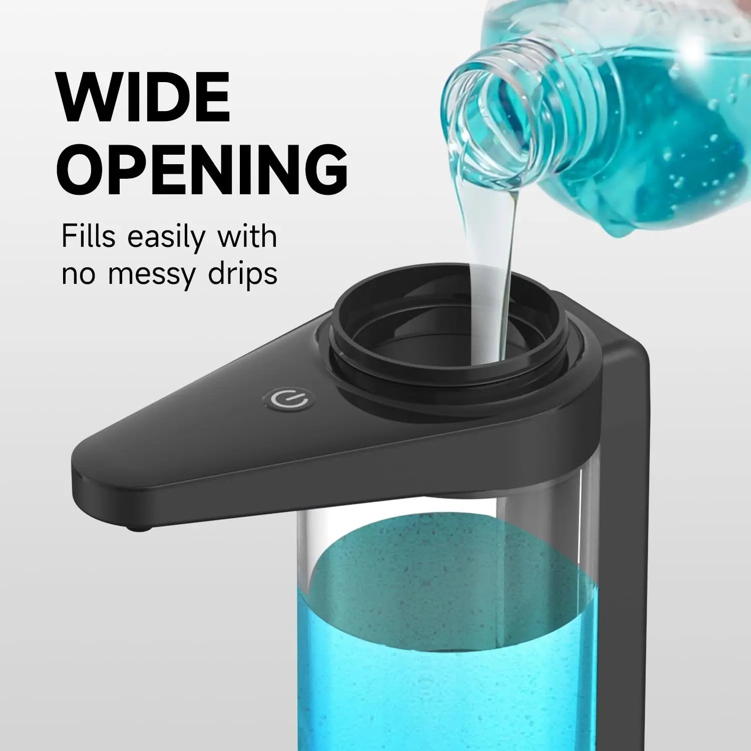 Automatic Liquid Soap Dispenser for Hands Washing Kitchen Liquid Soap Dispenser Chargeable USB Smart Dispenser for Soap