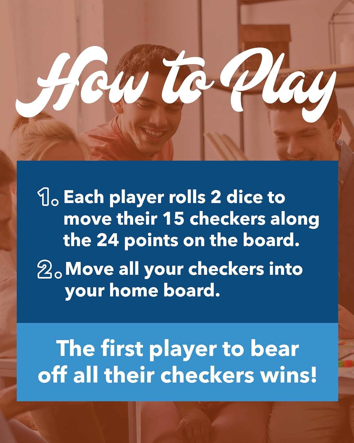 Magnetic Map Style Backgammon Board and Carrying Strap - Board Games for Adults, Travel Games, Travel Backgammon Sets for Adults