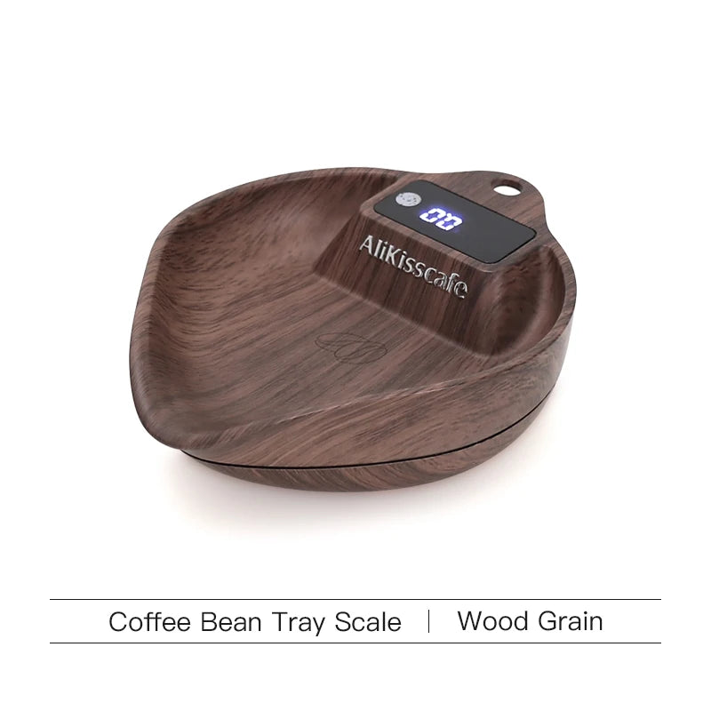 Coffee Scale Electronic Bean Measuring Scale ABS Espresso Weighing Display Tray Spray 0.1G Kitchen Barista Accessory