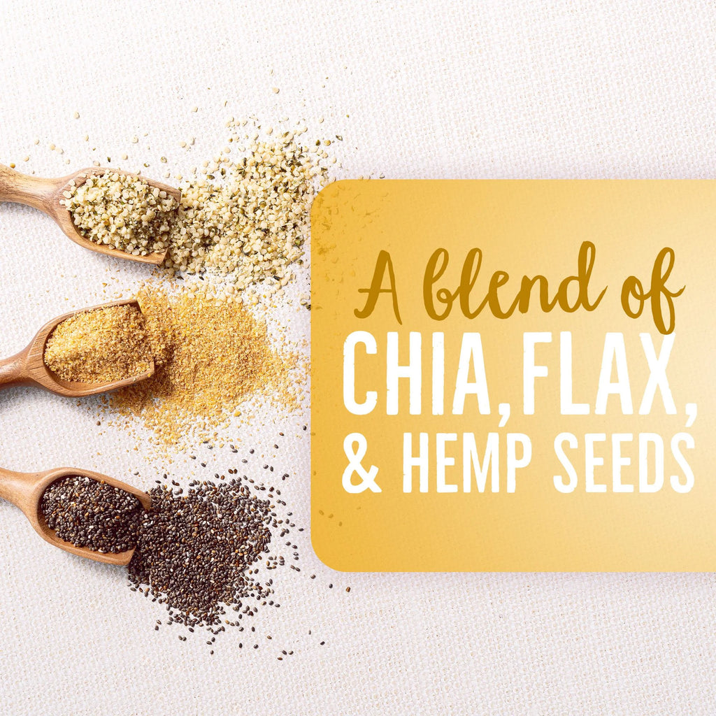 Organic Super Seeds, Chia Seeds, Flaxseed Meal, & Hemp Seeds, 16 Oz