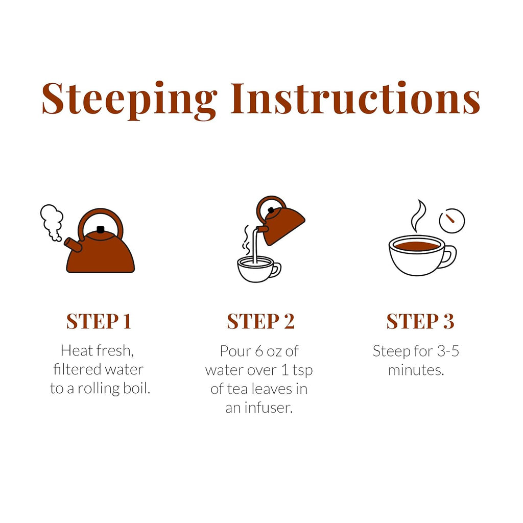 British Breakfast Black Full-Leaf Loose Tea, 3.5 Oz Tin | Steeps 50 Cups