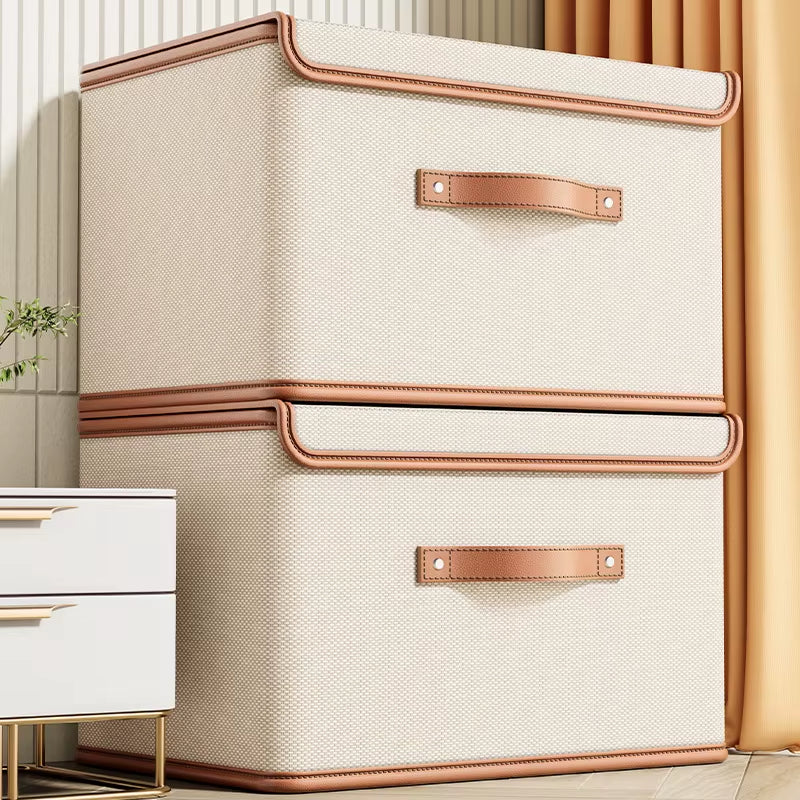 770G Dustproof Storage Box with Lid Large Capacity Foldable Clothes Storage Box Double Thickness Moisture-Proof Storage Box