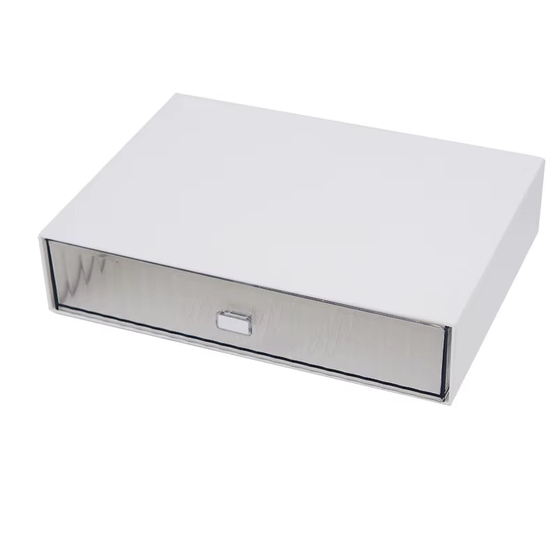 Ins Acrylic Pen Holder Storage Box Desktop Stationery Pen Box Office Transparent Large-Capacity Drawer Makeup Organizer Cosmetic