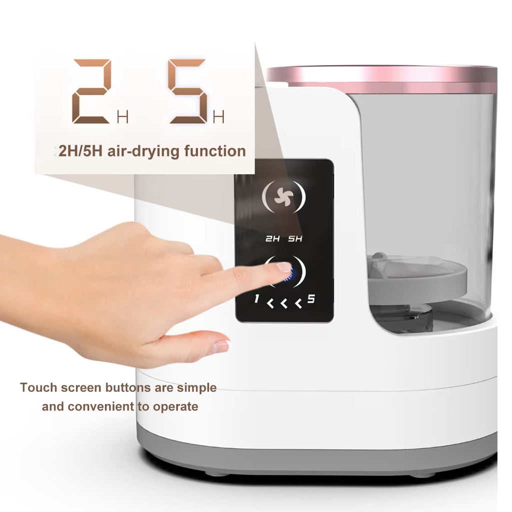 3 in 1 Electric Makeup Brush Cleaner Machine with Makeup Brush Dryer-Holder-Portable Automatic USB Cosmetic Brushes Cleaner Tool