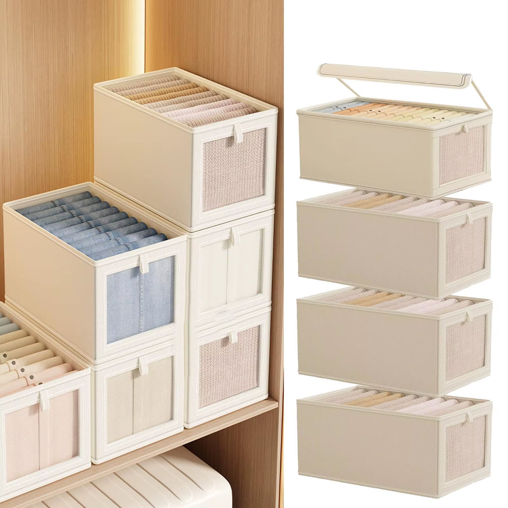 Large-Capacity Household Clothing Storage Box Enlarged and Thickened Folding Storage Box Suitable for Cotton Quilts down Jackets