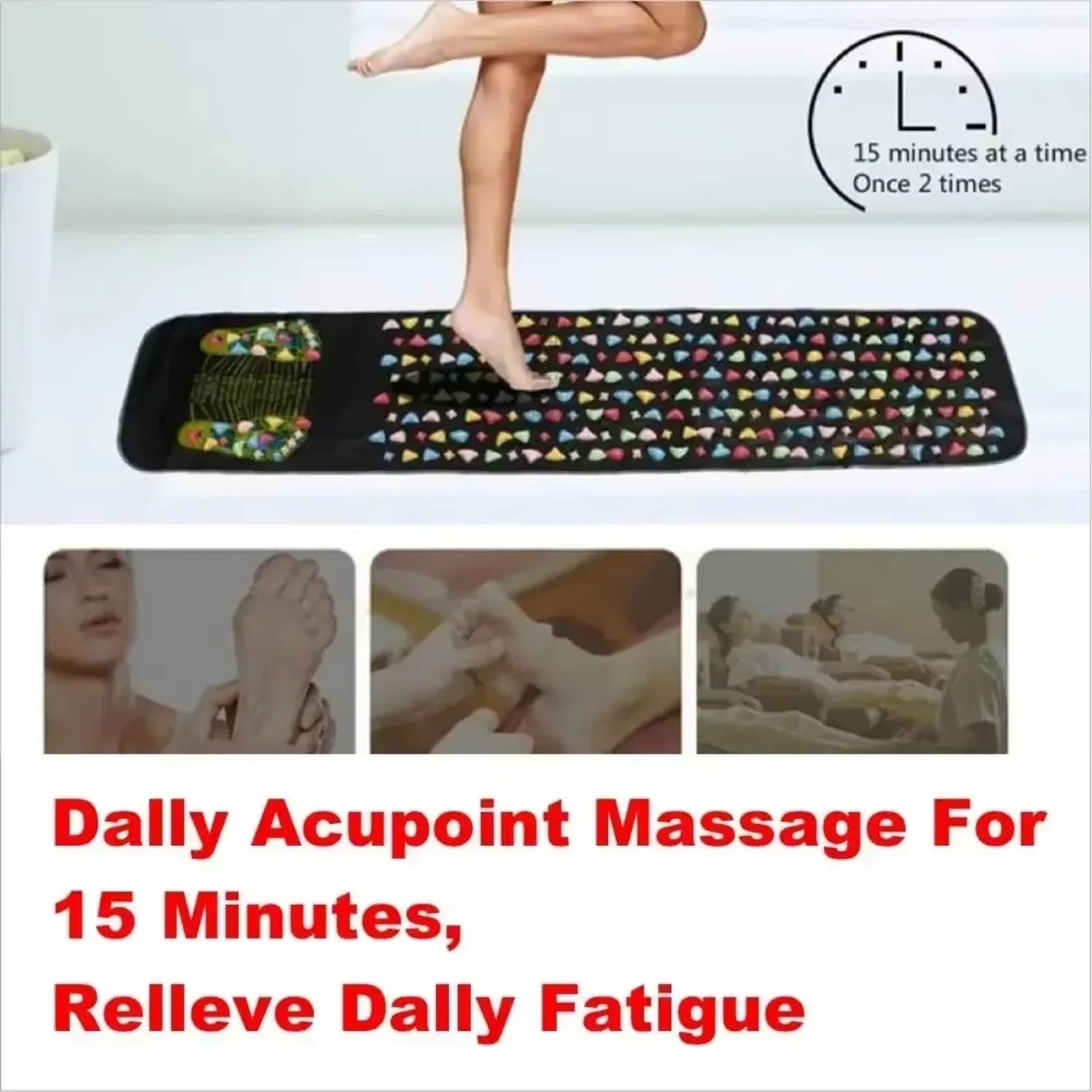Acupressure Pad Foot Reflexology Massage Pad Health Care Walking Foot Pressure Pad Reflexology Massage Pad Foot Massager